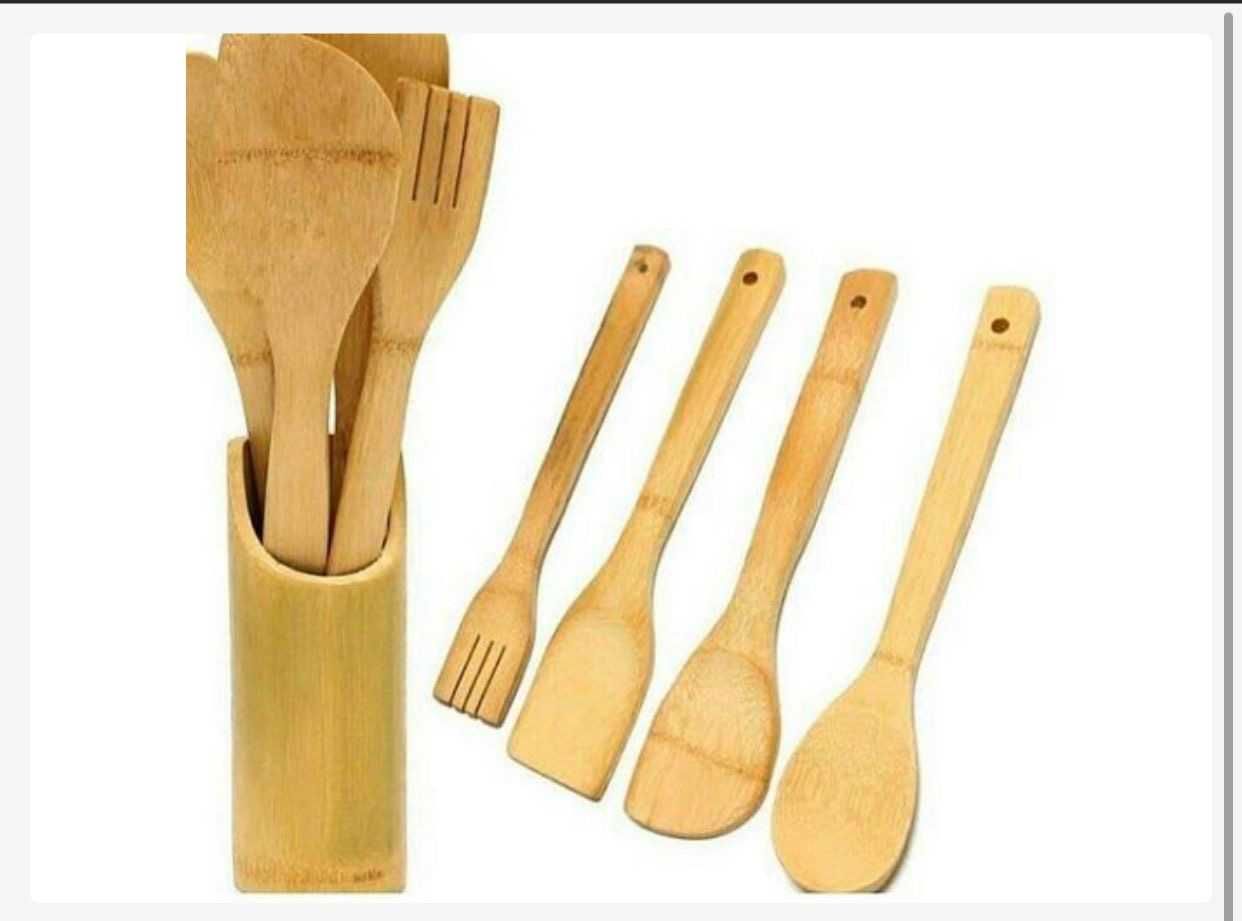 Wooden Cooking Spoon - Set