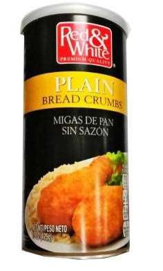 Plain Bread Crumbs - Red & white